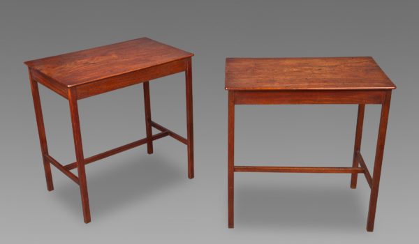 A Fine Pair of Late 18th Century George III Mahogany Tables