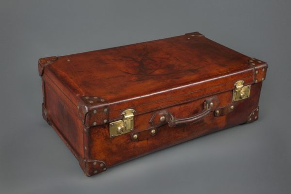 19th Century Leather Suitcase