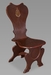 An Estate-Made Oak Spoon-Back Hall Chair for the Earls of Kintore