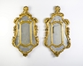Pair Early 18th Century Northern Italian Giltwood Mirrors