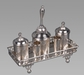 An Early 19th Century Portuguese Silver Desk Inkstand
