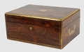 George IV Rosewood and Brass Mounted Legal Document Box