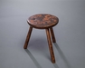 Red Painted Stool