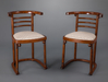 A Pair of Josef Hoffmann "Die Fledermaus" Chairs