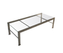A Metal and Glass Coffee Table After A Design by Marc Du Plantier