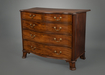 A George III Period Serpentine-Fronted Chest of Drawers in the Manner of Thomas Chippendale