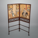 A George III Folding Firescreen in the Chinese Chippendale Taste