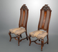 Pair of George I Walnut Side Chairs