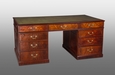 A Fine Quality George III Mahogany Partners Desk of Impressive Proportions