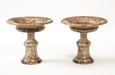 Pair of Early 19th Century Italian Grand Tour Rose-Marble Tazze
